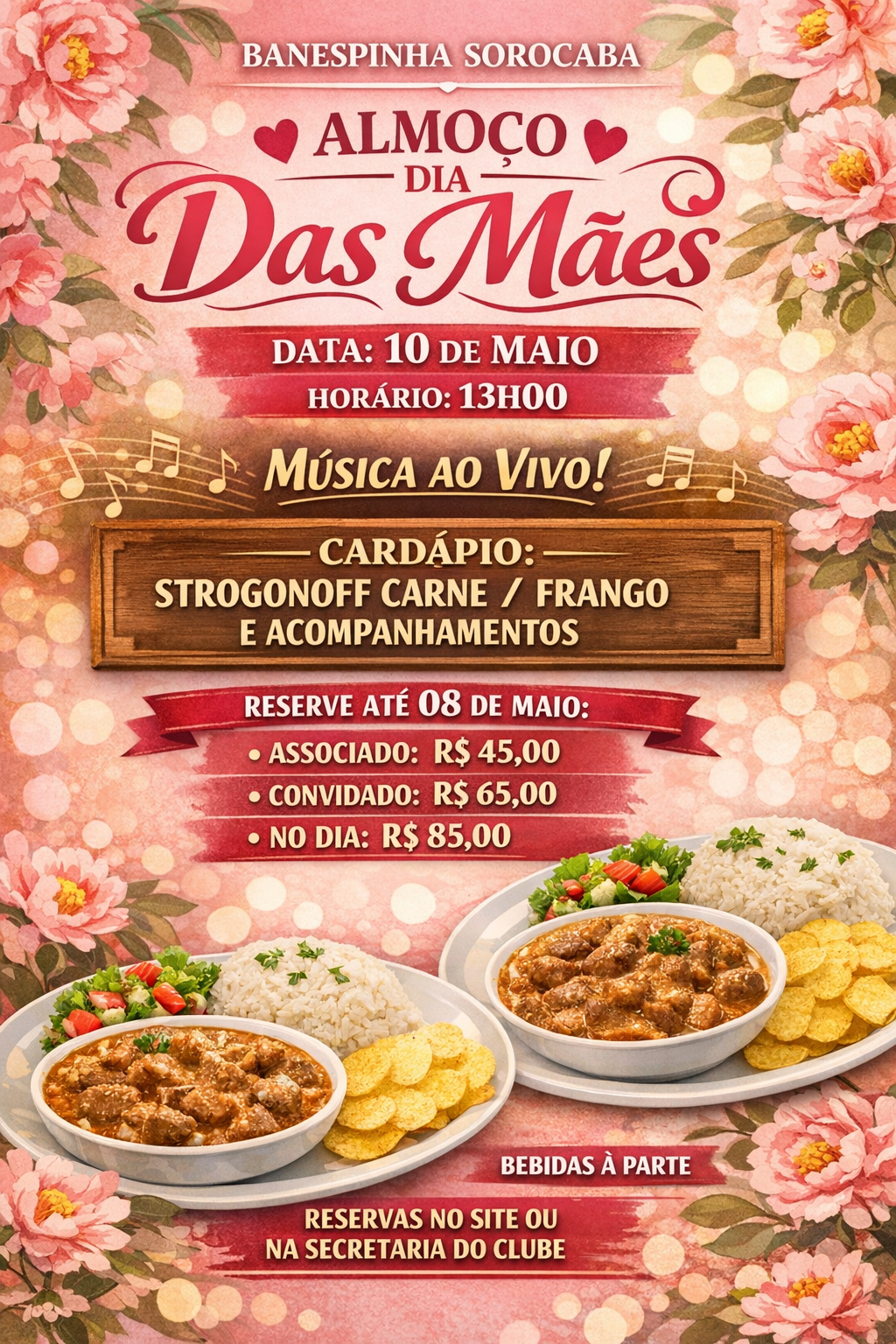 almoço dia das maes 2026